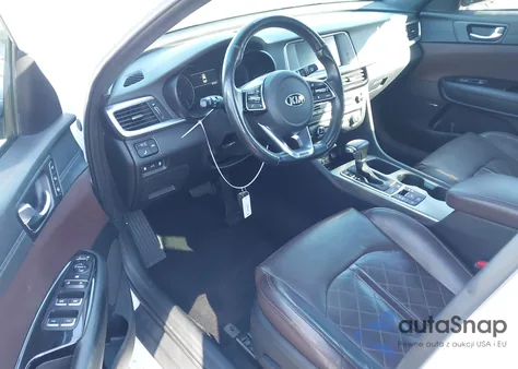 2019 Kia Optima Sx Turbo z USA, uszkodzony, nr VIN 5XXGV4L25KG331954